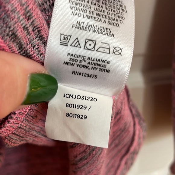 Jones New York || Raspberry Melange Stretch Tunic; Size S - Picture 10 of 13